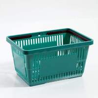 Panier de courses portable en plastique extra épais pour célébrités d'Internet, avec 2 poignées, pour adultes, pour fruits et légumes