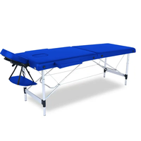 Lit de massage pliable en cuir synthétique commercial portable réglable en hauteur pour salon, nouveau modèle 2025, capacité de charge de 300 kg, salle de bain