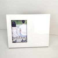 Conception personnalisée Cadres photo personnalisés Cadre photo en bois vierge durable et écologique avec sublimation 4x6