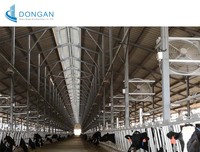 Solución Integral para Granjas Lecheras: Establos y Salas de Ordeño Prefabricados con Estructura de Acero de Estilo Industrial Moderno