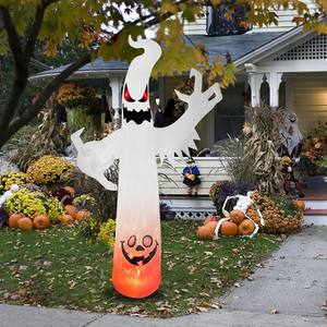 Nuova decorazione esterna 6FT zucca <span class=keywords><strong>Halloween</strong></span> Yard Ghost <span class=keywords><strong>Halloween</strong></span> gonfiabile con luci rotanti - Product Image 5