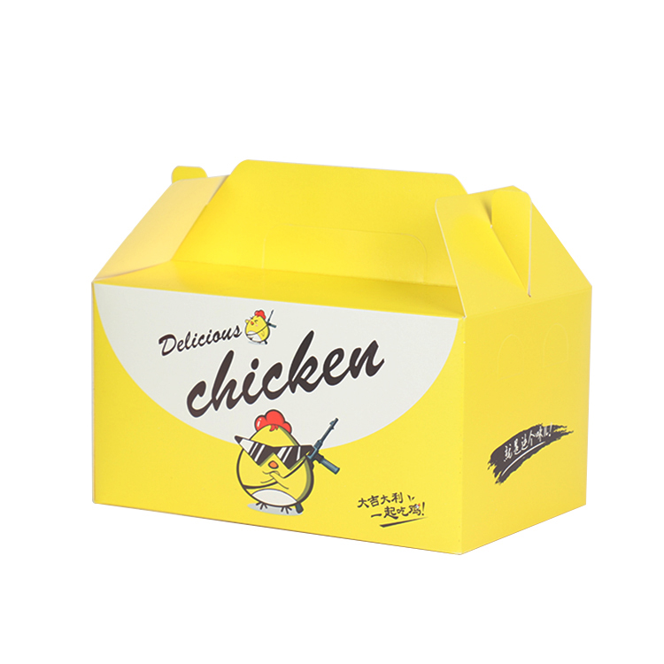 Fancy Style Custom Gift Box Cake Food Gable Boxes Cake Packaging Food & Beverage Packaging Kraft Paper with Logo Printed Package