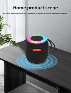 Low Price Popular Sell 309 Wireless 5.0 Speaker High Aesthetic Value RGB LED Lights Sound System Outdoor Home Use Subwoofer - Product Image 2