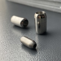 Fermoirs magnétiques en acier inoxydable 3/4/5/6/8mm, cordon en cuir, boucle magnétique, fermoir de collier, accessoires de fabrication de bijoux à bricoler soi-même