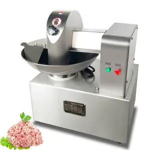 Restaurant Equipment Meat Bowl Cutter 8L / Meat Bowl Cutter Grinding Machine / Bowl Cutting Chopping Mixing