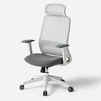 Chaise de bureau ergonomique pivotante inclinable de luxe de haute qualité personnalisée pour dirigeant, chef ou cadre supérieur