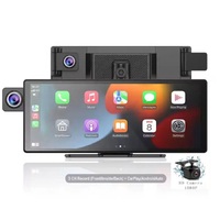 Pabrik Cina 10.26 \ "1080P kaca spion cerdas GPS mobil Monitor portabel lensa ganda perekam Video layar sentuh GPS kamera dasbor