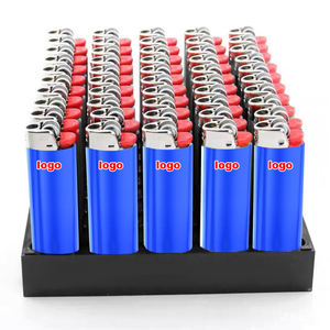 Briquets en plastique classiques Maxi US Spot Bi, modèle J26, pour fumer et barbecue, emballage personnalisé avec logo - Product Image 4