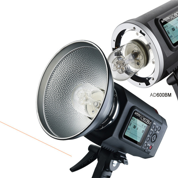 Flaş ışığı Godox AD600BM kiti 600W stüdyo flaş ışığı taşınabilir