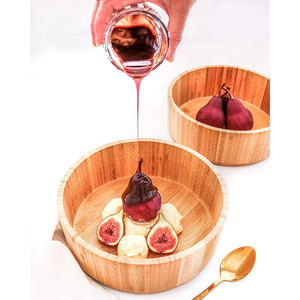 Cuenco para servir de bambú natural 100% Ensaladera Premium - Product Image 5