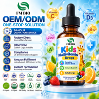 Tetes Multivitamin Anak Formula Khusus untuk Mendukung Kekebalan Tubuh, Kesehatan Tulang, dan Pertumbuhan yang Sehat Layanan OEM Tetes Multivitamin Anak