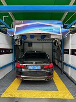 Station de lavage de voitures entièrement automatique sans contact, robot de lavage de voitures intelligent à haute pression en libre-service