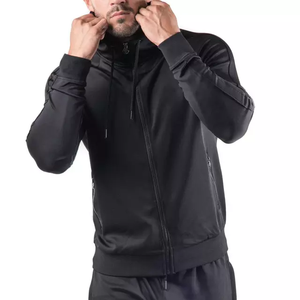 Sudadera Deportiva para Hombre de Algodón/Poliéster, de Alta Calidad, con Impresión Personalizada, Tejido de Felpa, Técnica Lavada, Antiarrugas, Color Sólido - Product Image 4