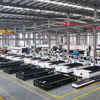 Machine de découpe laser à fibre CNC pour tubes ronds en métal de haute efficacité, 3 kW, pour aluminium et acier inoxydable