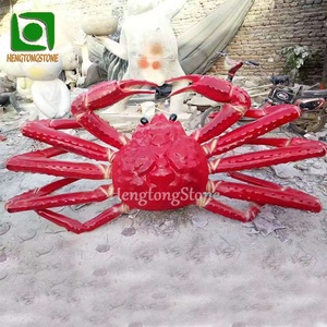 Tượng Cua Sợi Thủy Tinh Trang Trí Bể Cá Tượng Động Vật Bằng Nhựa Resin - Product Image 4