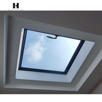 Skylight moderne Fenêtres coulissantes électriques Cadre en alliage d'aluminium Automatique Fixe Pliant Coulissant Styles ouverts Persienne Verticale