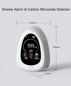 <span class=keywords><strong>Détecteur</strong></span> <span class=keywords><strong>de</strong></span> gaz Tuya Wifi en temps réel 5 en 1 moniteur <span class=keywords><strong>de</strong></span> monoxyde <span class=keywords><strong>de</strong></span> carbone et <span class=keywords><strong>détecteur</strong></span> d'alarme <span class=keywords><strong>de</strong></span> <span class=keywords><strong>fumée</strong></span> - Product Image 3