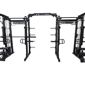 Commercial multifonctionnel puissance Squat Rack câble croisé Lat Pulldown faible rangée Machine d'entraînement broche chargée <span class=keywords><strong>musculation</strong></span> - Product Image 1