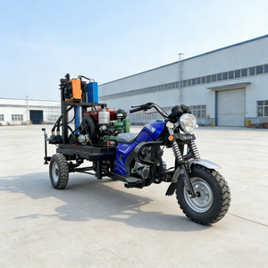 삼륜차 장착 디젤 시추 장비, 수중 시추용, 직경 500mm, 깊이 300m, 유압 잭, 간편한 작동 - Product Image 5