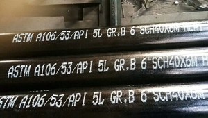 Estándar de fábrica longitud bisel termina ASTM A106/API 5L <span class=keywords><strong>sch</strong></span> <span class=keywords><strong>40</strong></span> negro tubería de acero sin costura - Product Image 2