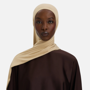 Hiyab de Jersey de Bambú Premium 2026, Logotipo Personalizado Impreso, Marca Privada OEM ODM, Venta al Por Mayor de Fábrica para Mujeres Musulmanas - Product Image 1