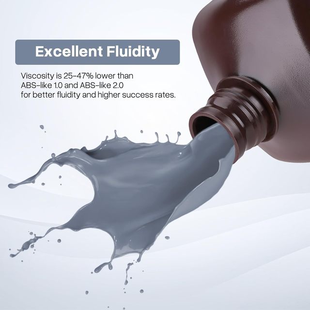 ELEGOO Upgraded 3D Printer ABS-Like Resin 3.0 405nm UV-Curing High Precision Fast Non-Brittle Photopolymer LCD