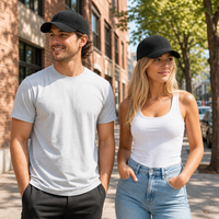Casquette Souple Non Structurée à Logo Personnalisé, 6 Panneaux, Visière Courbée, en Coton, Vente en Gros, OEM, Direct Usine, Mode Extérieure