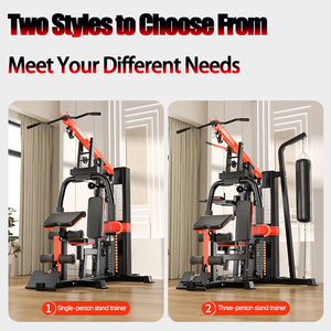 Máquina <span class=keywords><strong>de</strong></span> Gimnasio Multifuncional Integrada para Tres Personas, Equipo <span class=keywords><strong>de</strong></span> Entrenamiento Combinado <span class=keywords><strong>de</strong></span> Fuerza para Todo el Cuerpo - Product Image 3