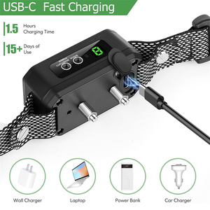 <span class=keywords><strong>Collar</strong></span> de entrenamiento automático para perros antiladridos con pitido, vibración, choque, 5 sensibilidad ajustable, venta al por mayor, personalizado - Product Image 4