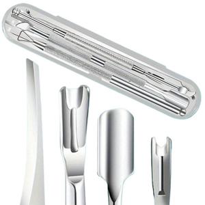 Stainless Steel Pedicure Tool <b>Set</b> 10 Piece Portable Manicure And Foot Care Kit With <b>Nail</b> File For Adults - Product Image 5