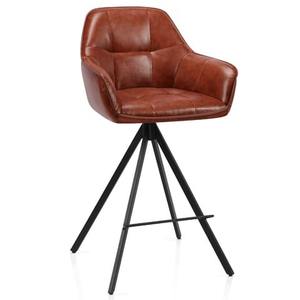 Chaise pivotante élégante avec revêtement moelleux, base robuste, rotation fluide à 360 degrés, idéale pour le télétravail, le bureau, l'étude ou la salle de séjour. - Product Image 4