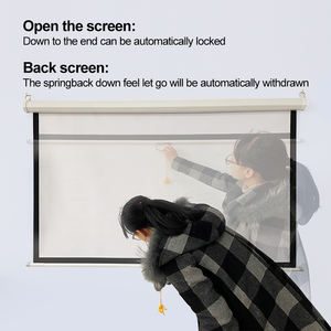 120 "16:9 4k hd Alr projecteur <span class=keywords><strong>écran</strong></span> mur vidéo Format facile à installer <span class=keywords><strong>écran</strong></span> de Projection manuel <span class=keywords><strong>écran</strong></span> de projecteur <span class=keywords><strong>déroulant</strong></span> - Product Image 2