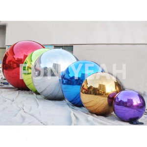 Bolas inflables plateadas grandes y brillantes, globo gigante para fiesta <span class=keywords><strong>de</strong></span> discoteca, decoración <span class=keywords><strong>de</strong></span> eventos <span class=keywords><strong>de</strong></span> <span class=keywords><strong>Navidad</strong></span>, esfera <span class=keywords><strong>de</strong></span> espejo grande <span class=keywords><strong>de</strong></span> PVC reflectante - Product Image 5