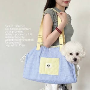 Dog Bag Cartoon Soft Canvas Outdoor Lightweight Portable Large Capacity Summer Breathable Pet Dog Exposed Head Anti-Stress - Product Image 4