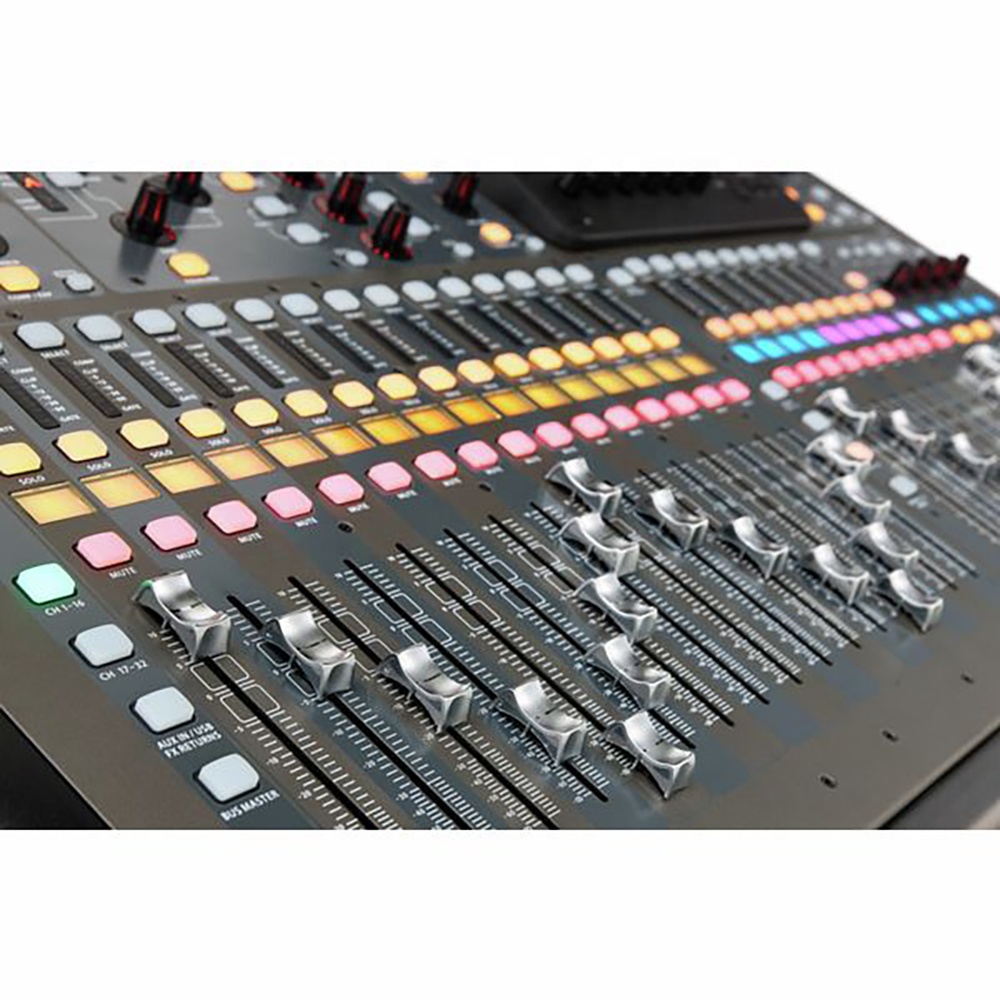 digital console audio mixer behringer x32 stage record live show music equipment pa system 32 inputs