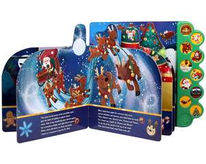 <span class=keywords><strong>Libro</strong></span> Sonoro Interattivo con 10 Pulsanti Personalizzabile '<span class=keywords><strong>La</strong></span> <span class=keywords><strong>Notte</strong></span> Prima di Natale' Vendita Calda - Product Image 3