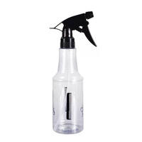 Pulvérisateur d'eau manuel en plastique blanc promotionnel et durable pour salon de coiffure, bouteille de brumisation fine continue pour barbier
