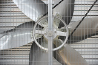 Ventilateur à pression négative, ventilateur mural, ventilateur d'extraction pour élevage, ventilateur à pression négative en fibre de verre, ventilateur à pression négative de 1380 mm