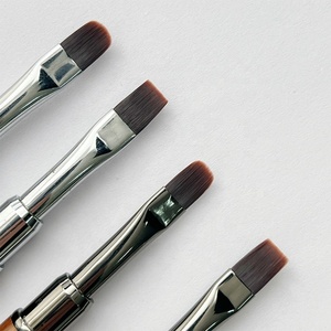 Hot Selling High-quality Nail <b>Brushes</b> Flat Pens UV <b>Round</b> Head Pens Customizable Logos OEM/ODM Factory Wholesale Customization - Product Image 5