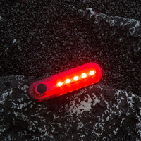 Feu arrière de vélo étanche haute luminosité SD-ZX007 – Rénovation/Mise à niveau portable pour la sécurité nocturne en extérieur et la conduite de moto