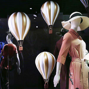 Meubles <span class=keywords><strong>de</strong></span> jardin d'extérieur Sculpture en fibre <span class=keywords><strong>de</strong></span> verre <span class=keywords><strong>de</strong></span> montgolfière Centres <span class=keywords><strong>de</strong></span> <span class=keywords><strong>centre</strong></span> commercial en résine pour événements - Product Image 2