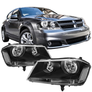 Nouveau phare avant LED OE AURON 32V 6000K 60W 6000 Lumens, faisceau bas, pour Dodge Avenger 2008-2014, vente en gros, lampe OE - Product Image 1