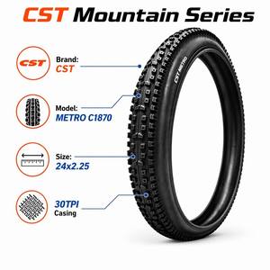 Neumático para Bicicleta de Montaña CST, 20/24/26/27.5 Pulgadas, METRO ROCK HAWK BFT <span class=keywords><strong>MTB</strong></span> Wide C1870 C1844 C1752 30TPI, Neumáticos Todoterreno - Product Image 5