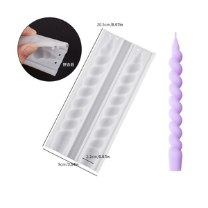Moule en silicone 3D DIY pour bougies en résine, idéal pour la décoration d'anniversaires et de mariages, moule à bougies parfumées en gros - Product Image 6