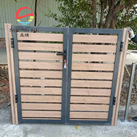 Portail en aluminium Système de portails électriques automatiques pour maison Portail coulissant de jardin en métal Prix Designs Portail automatique en aluminium pour allée