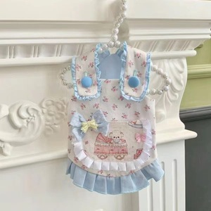 Cute Summer Pet Vest <b>for</b> <b>Dogs</b> Sweet Princess Style Printed Cotton <b>Clothes</b> - Product Image 2
