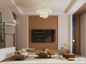 Rendu 3D de villa de style chinois vintage haut de gamme, diagramme <span class=keywords><strong>d</strong></span>'effet, conception de la <span class=keywords><strong>maison</strong></span> entière, application résidentielle et hôtelière culturelle - Product Image 5