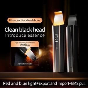 Nettoyeur de peau électrique professionnel pour le visage, exfoliant sonique, spatule pour le visage, nettoyage ultrasonique des pores - Product Image 4