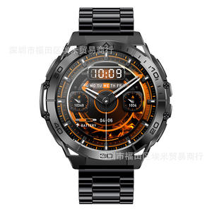 Büyük HD AMOLED Ekranlı Erkek Akıllı Saati Dayanıklı Spor ve Fitness Saati Su Geçirmez IOS ve Android ile Uyumlu - Product Image 3