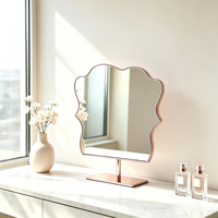 Plaque de miroir acrylique incassable en gros avec colle intégrée étanche pour la décoration